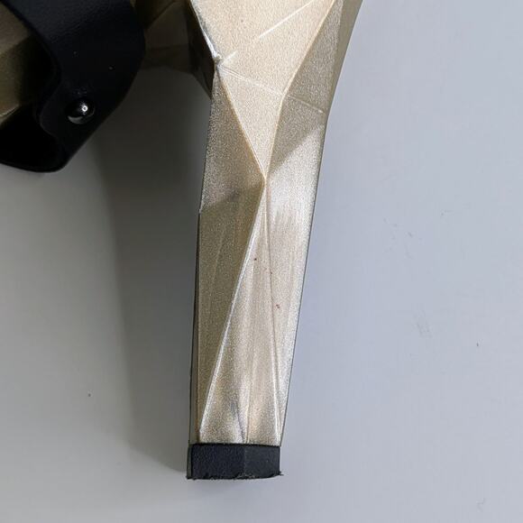 United Nude Shoes Lo Res Pump Womens EU 37 Rose Glitter Black Strap Heels - Picture 12 of 16